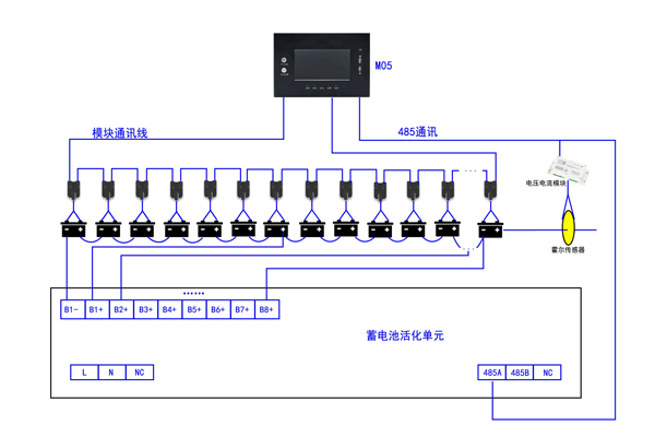 蓄電池活化除硫裝置接線圖